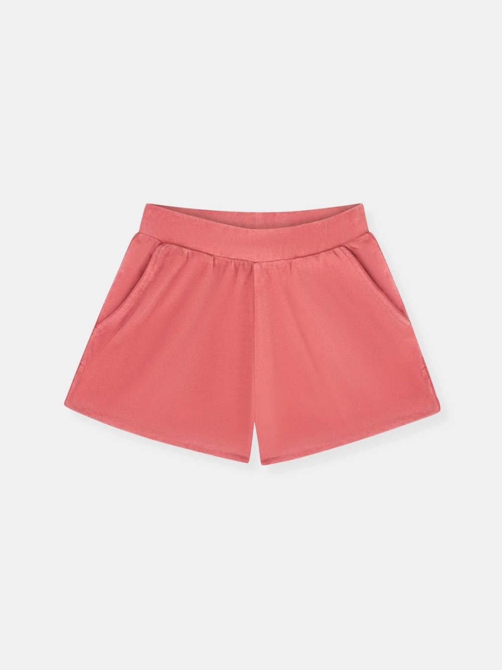 MINNOW
FRENCH TERRY SHORTS | RED